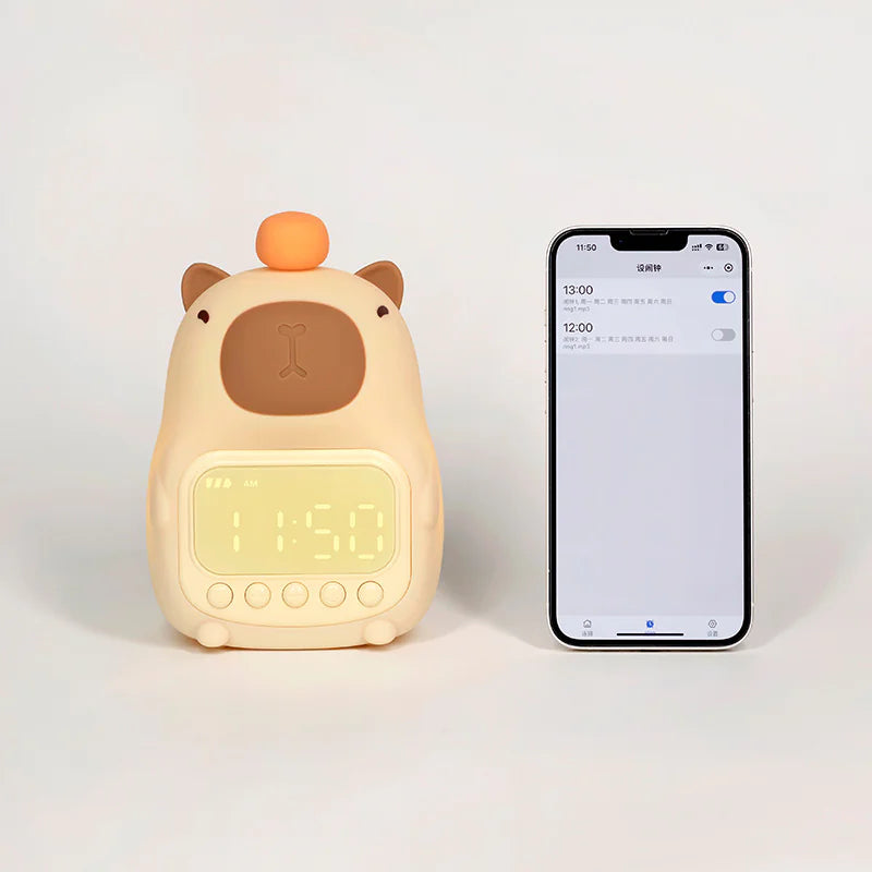 Touch Control Alarm Clock Lamp