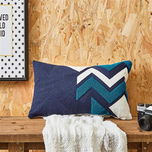 Embroidered Cushion Pillow Cover - Simple Design