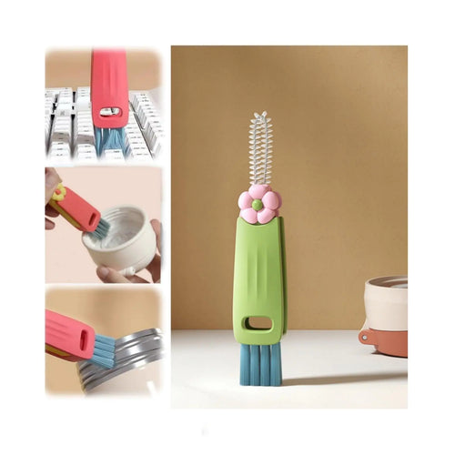 3-in-1 Bottle & Lid Cleaning Brush Set