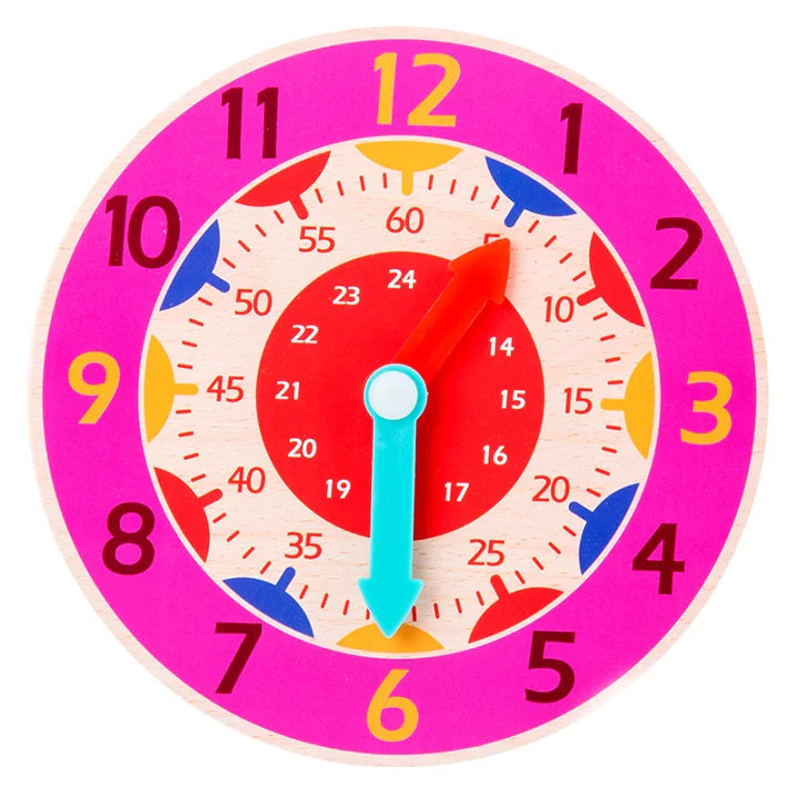 Wooden Kids Learning Clock